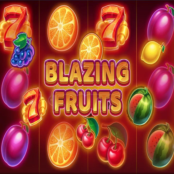 Blazing Fruits logo by Inbet Games Leon Casino