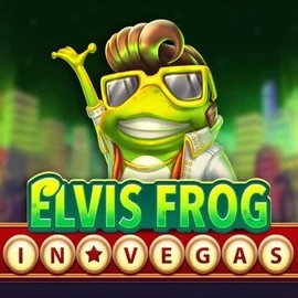 Slots logo of Elvis Frog In Vegas from BGAMING at Leon Casino