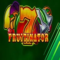 Fruitinator Jackpot King slot logo by Blueprint Gaming at Leon Casino