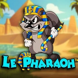 Le Pharaoh slot logo by Hacksaw Gaming at Leon Casino