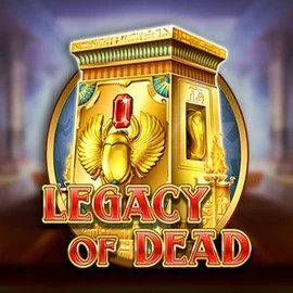 Legacy of Dead slot logo by Play’n GO at Leon Casino