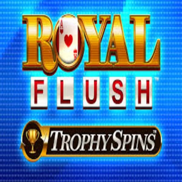 Royal Flush Trophy Spins game by Greentube – logo hosted on Leon Casino