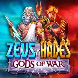 Zeus vs Hades: Gods of War slot logo by Pragmatic Play at Leon Casino